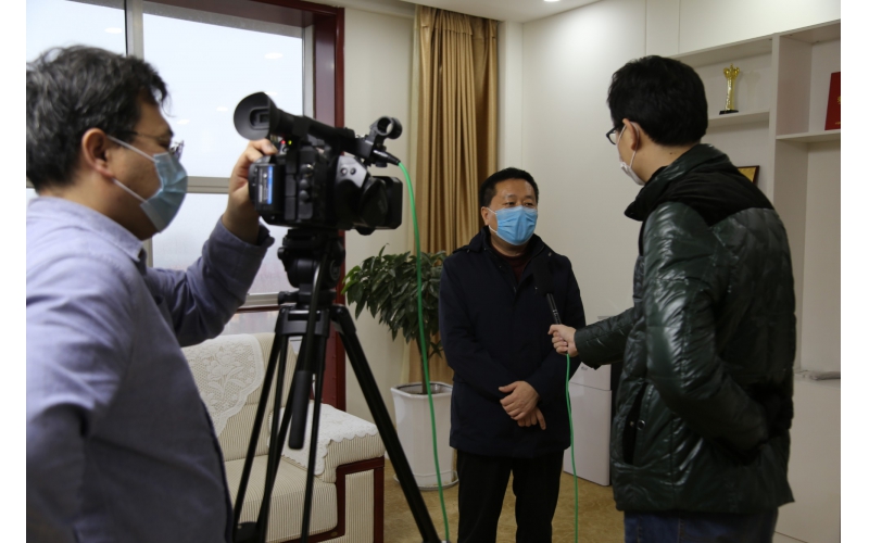 区融媒体中心专访方达园区复工工作