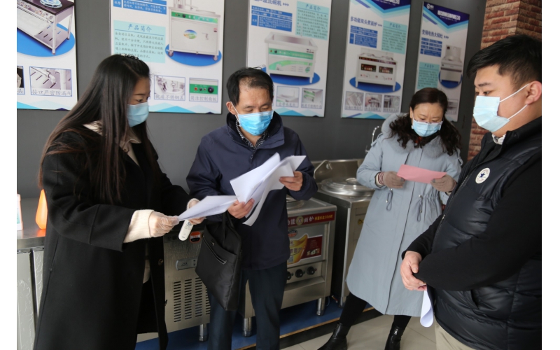 区疾控中心对方达商户复产中疫情防控工作高度肯定