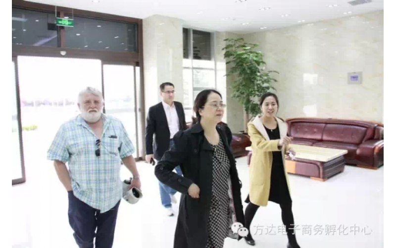 中英文化交流协会考察团迟耀瑜一行来我园区参观