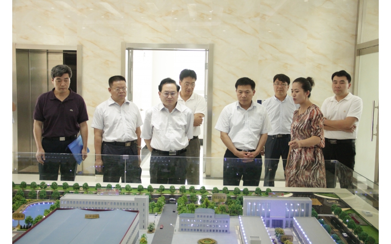 山东省工商局局长杨宜新、淄博市副市长李树民、淄博市工商局局长刘波莅临方达电商园参观考察